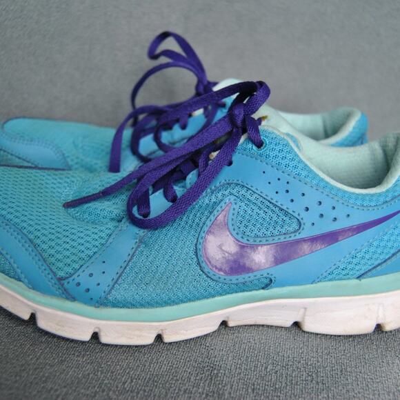 Nike Flex Experience RN 2 Athletic Shoe Blue & Purple Size: 7.5 - Picture 3 of 8